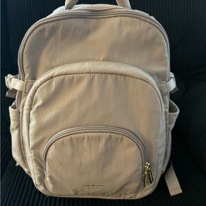 Isaac Mizrahi Cream Backpack